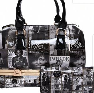 Beautiful Michelle Obama Vegan bag